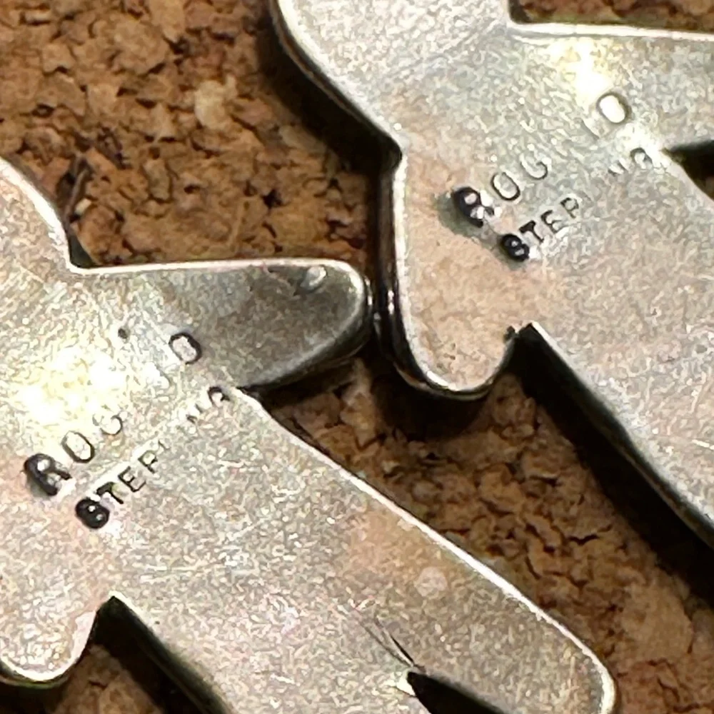 Sterling Gingerbread Earrings - Picture 5 of 7